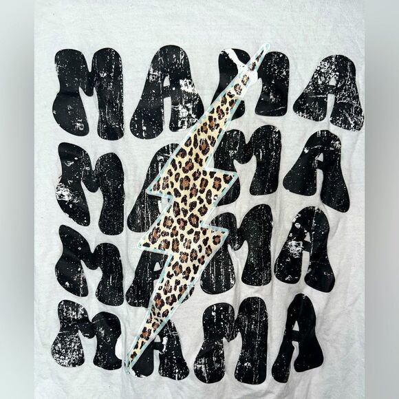 Mama White Graphic T-Shirt - Picture 2 of 4